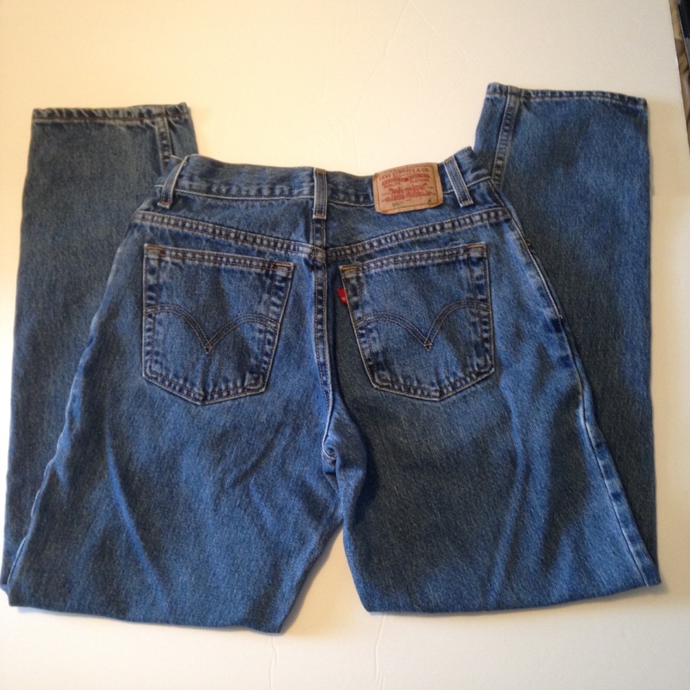 Classic Levi's High Waisted Tapered Leg 550 Jeans